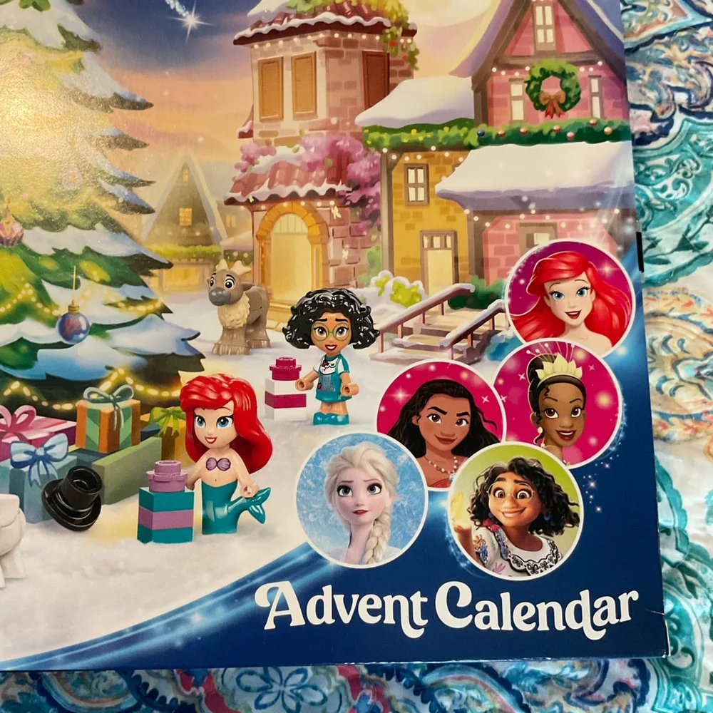 LEGO Disney Princess Advent Calendar 2024 One Size Blue White Building Set